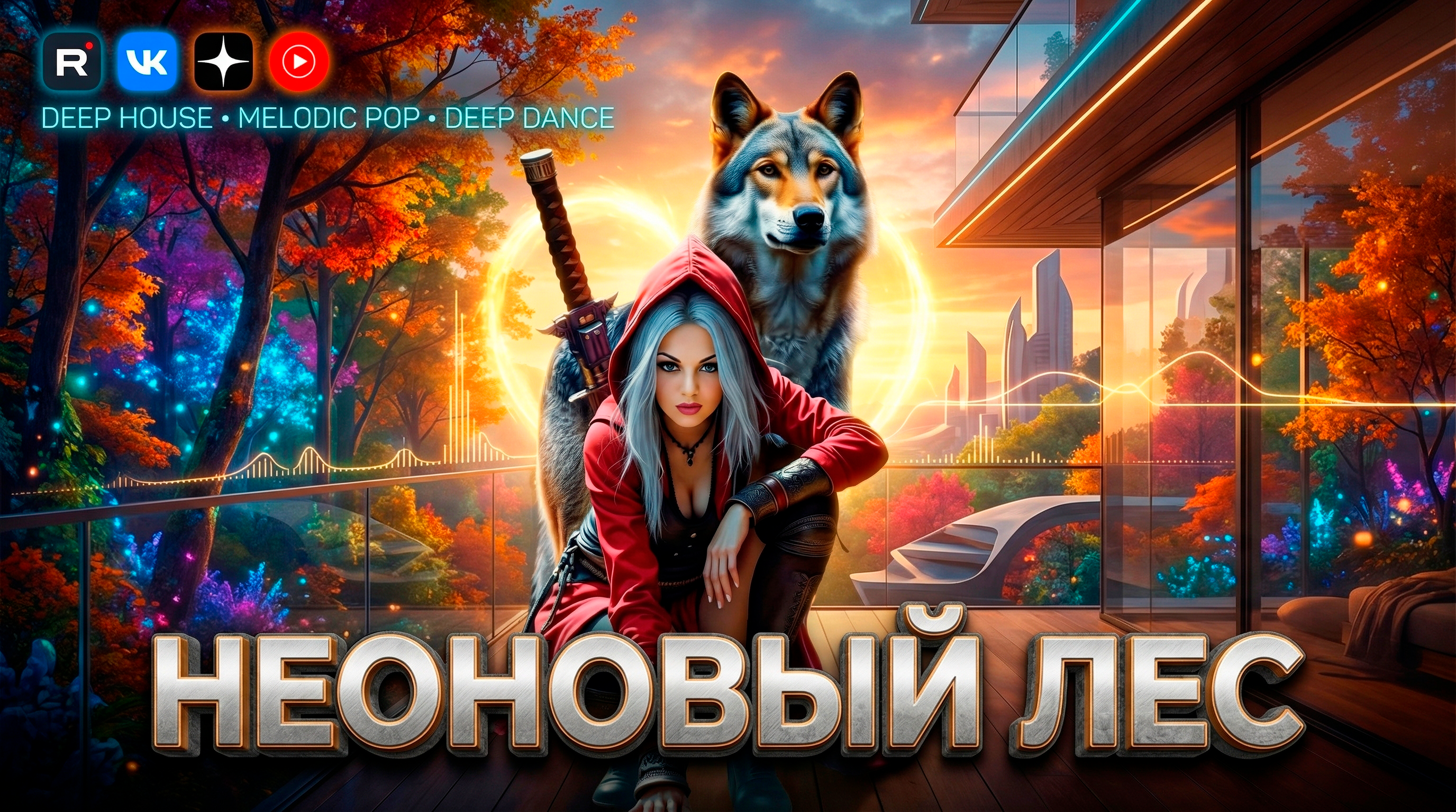 Неоновый лес