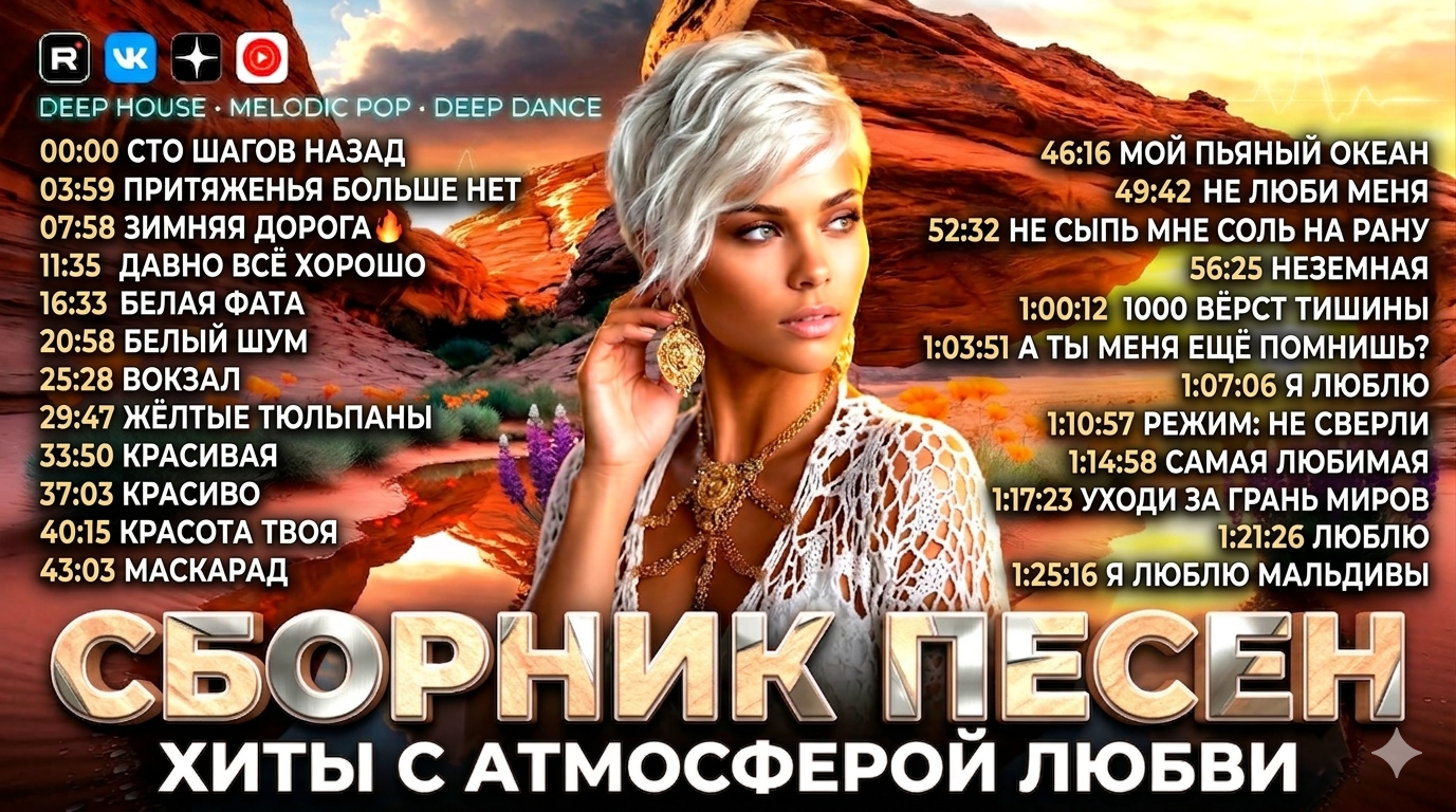 Сборник 1,5 часа #001🔥самые лучшие песни